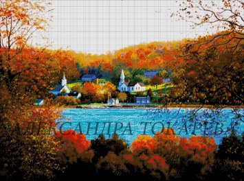 40-3536-НА Альпийская деревушка. Набор Для вышивки бисером ТМ Токарева А. - 1