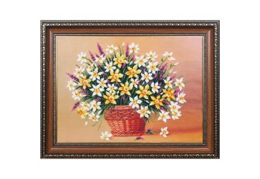 наборы для вышивания бисером Б-282 Нарциссы. Набор для вышивки бисером наборы для вышивания бисером Б-282 Нарциссы. Набор для вышивки бисером