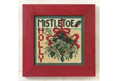 вышивка гладью MH149304 Омела. Набор для вышивки в смешанной технике Mill Hill