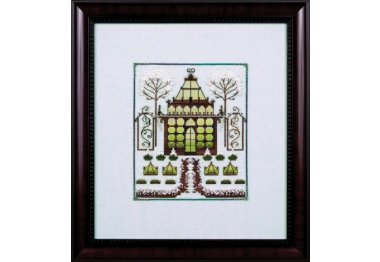  NC304 Crystal Trellis//Кришталевий будинок. Схема для вишивки хрестиком на папері Nora Corbett