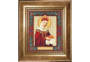 наборы для вышивания бисером Б-1196 Икона святой равноапостольной царицы Елены Набор для вышивки бисером