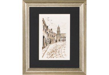  92-0161 Село (The Village. Набор для вышивания крестом PERMIN