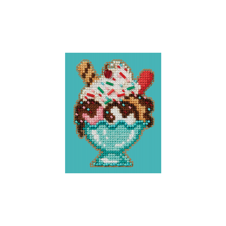 MH182414 Пломбір. Набір для вишивки в змішаній техниці Mill Hill - 1