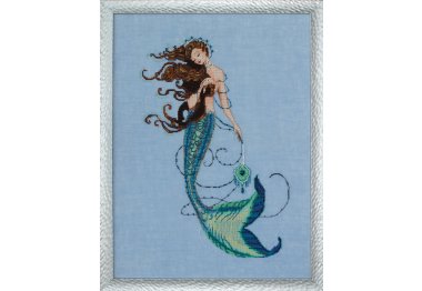  MD151 Renaissance Mermaid//Русалка эпохи Возрождения. Схема для вышивки крестом на бумаге Mirabilia Designs