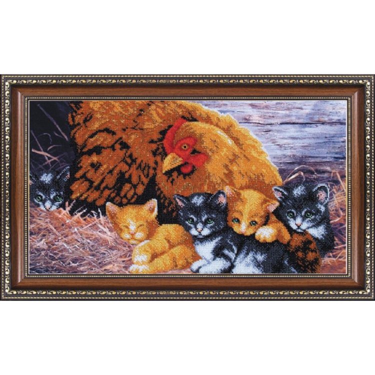 Б-223а Курочка Ряба. Набір для вишивки бісером - 1