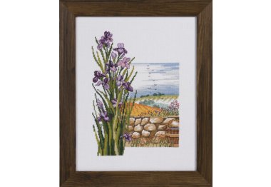 92-9322 Іриси. Набір для вишивання хрестом PERMIN 92-9322 Іриси. Набір для вишивання хрестом PERMIN