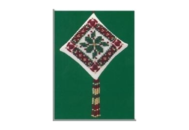 вышивка гладью MHTD16 Праздничный падуб. Набор для вышивки в смешанной технике Mill Hill