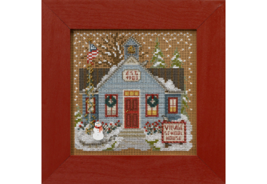 вышивка гладью MH142236 Школа. Набор для вышивки в смешанной технике Mill Hill