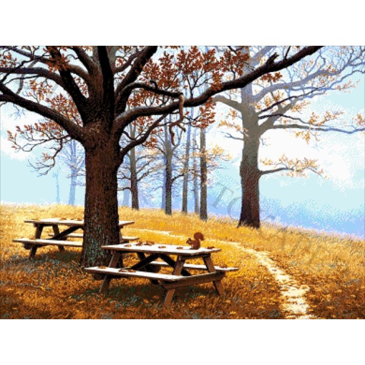 36-3763-НО Осенний парк. Набор Для вышивки бисером ТМ Токарева А. - 1 36-3763-НО Осенний парк. Набор Для вышивки бисером ТМ Токарева А. - 1