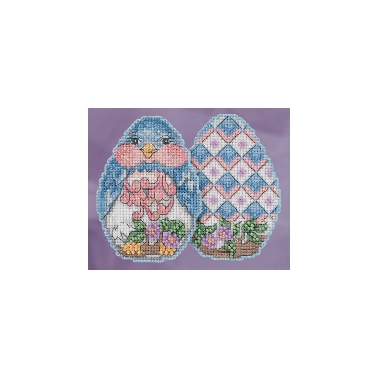 JS181816 Пташка. Набір для вишивки в змішаній техніці Mill Hill - 1