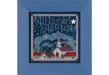 вышивка гладью MH145305 Полная тишина. Набор для вышивки в смешанной технике Mill Hill