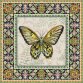 Набор для вышивки крестом LETI 981 Vintage Butterfly. Letistitch - 1