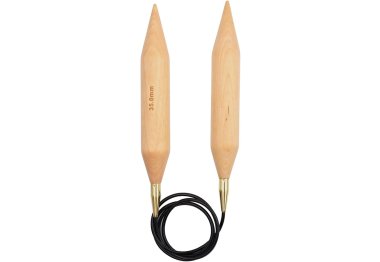 спицы для вязания 35806 Спицы круговые Jumbo Birch KnitPro, 120 см, 35.00 мм
