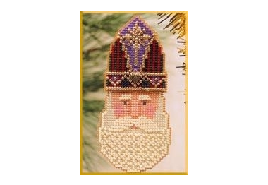 вишивка гладдю MHCSF16 Святий Миколай. Набір для вишивки в змішаній техниці Mill Hill