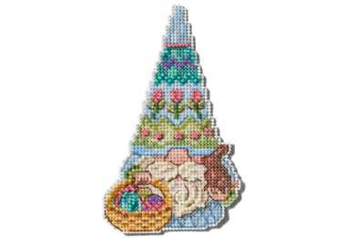  JS202513 Великодній гном. Набір для вишивки в змішаній техниці Mill Hill