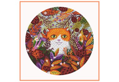  Набор для вышивки крестом Котомания. Рудик Ksenya project 10-010