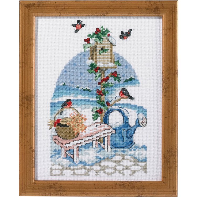 92-5308 Шпаківня (Nest box. Набір для вишивання хрестом PERMIN - 1
