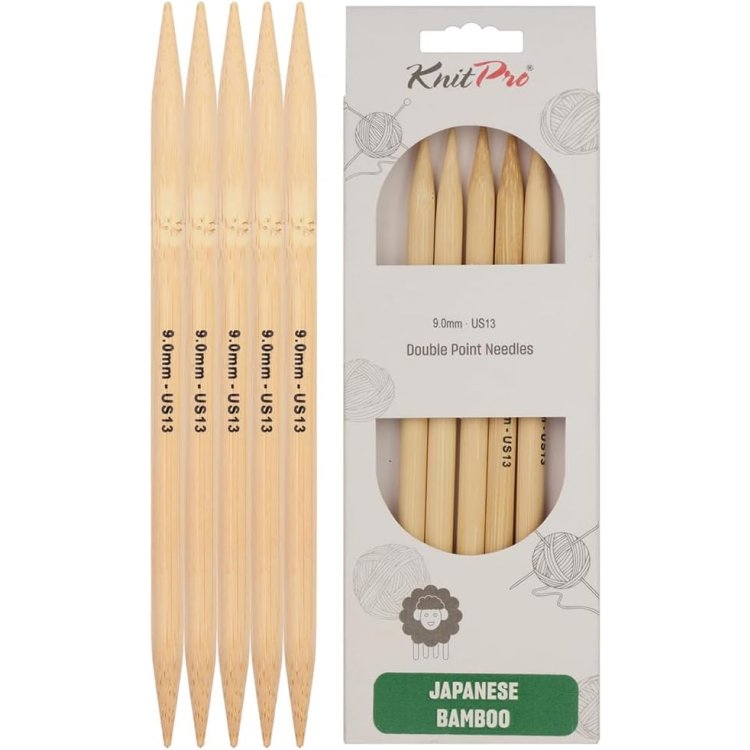 22136 Спицы носочные Bamboo KnitPro, 20 см, 9.00 мм - 1