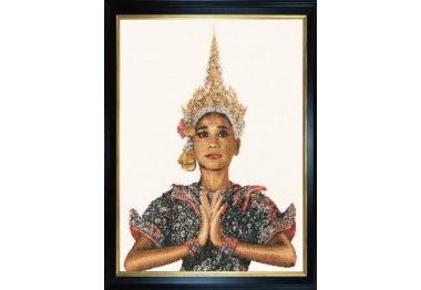  599A Thai Lady Aida. Набор для вышивки крестом Thea Gouverneur