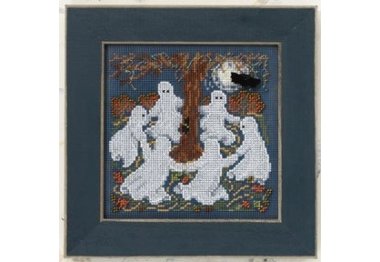 вишивка гладдю MH140206 Примарний танець. Набір для вишивки в змішаній техніці Mill Hill