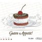 ТК-094 Тістечко “Guten Appetit!”. Схема для вишивки бісером (габардин) ТМ Барвиста Вишиванка - 1