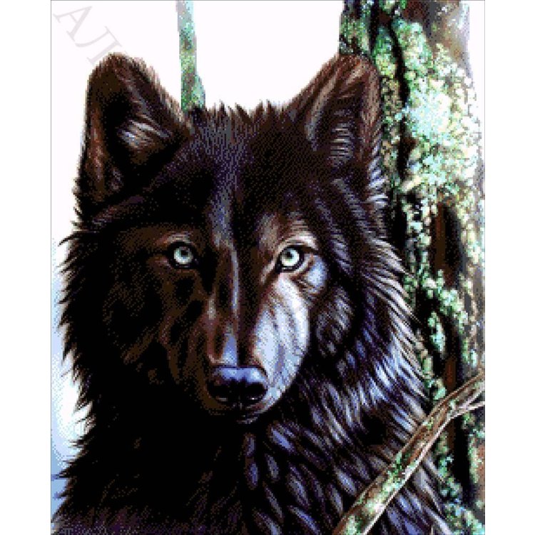 33-2576-НК Канадский волк. Набор Для вышивки бисером ТМ Токарева А. - 1