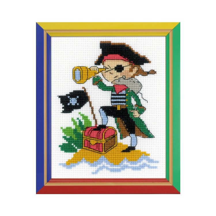 НВ-164 Храбрый пират. Набор для вышивки крестом Риолис - 1