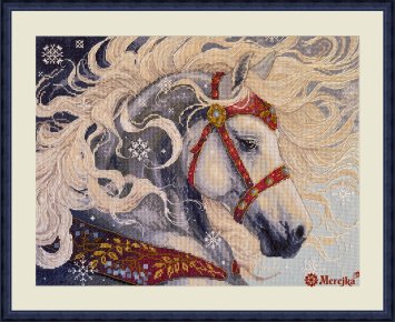 K-290 Завірюха. Набір для вишивки хрестом Мережка - 1 K-290 Завірюха. Набір для вишивки хрестом Мережка - 1