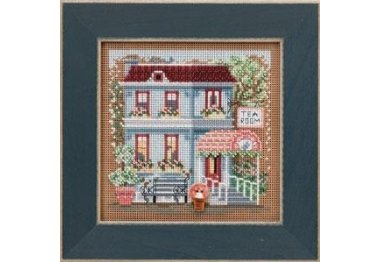 вышивка гладью MH143102 Чайная комната. Набор для вышивки в смешанной технике Mill Hill