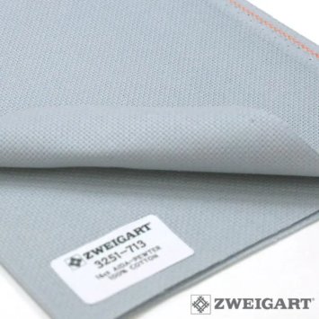 3251/713 Тканина для вишивання фасована Stern-Aida 16 ct. Zweigart 55х70 см - 1