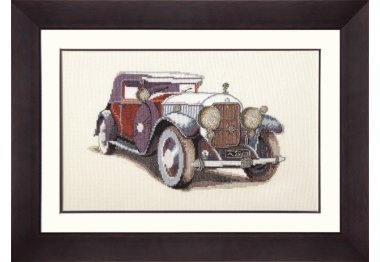  М-95 Авто Skoda 1933. Набор для вышивания в смешанной технике