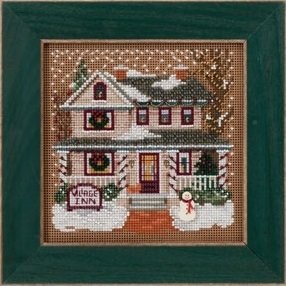 MH143302 Деревенская гостинница. Набор для вышивки в смешанной технике Mill Hill - 1