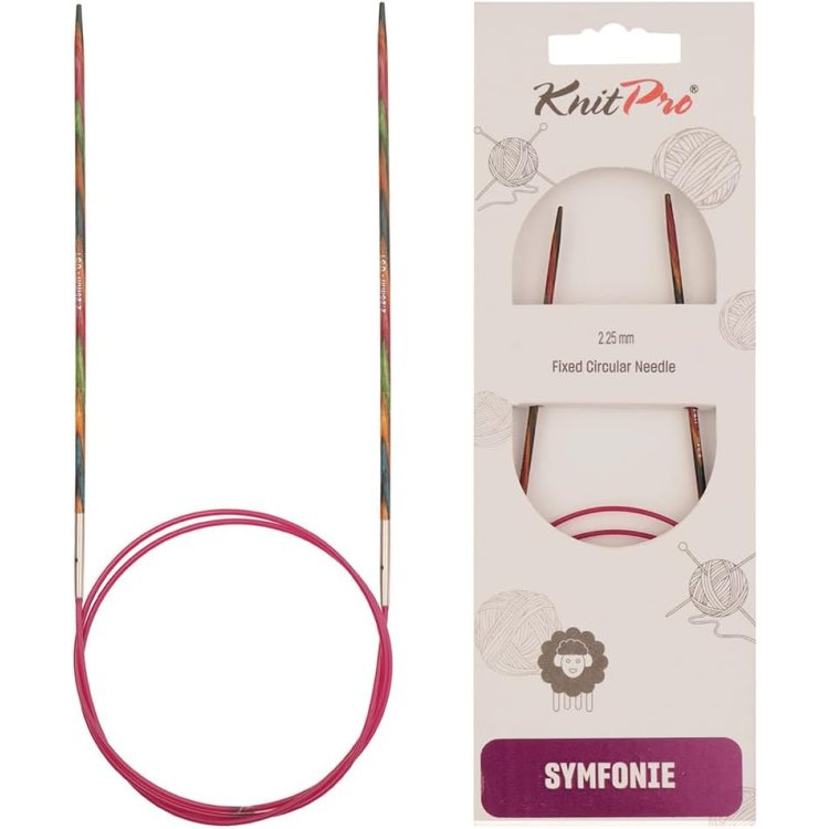 20512 Спицы круговые Symfonie Wood KnitPro, 150 см, 2.25 мм - 1