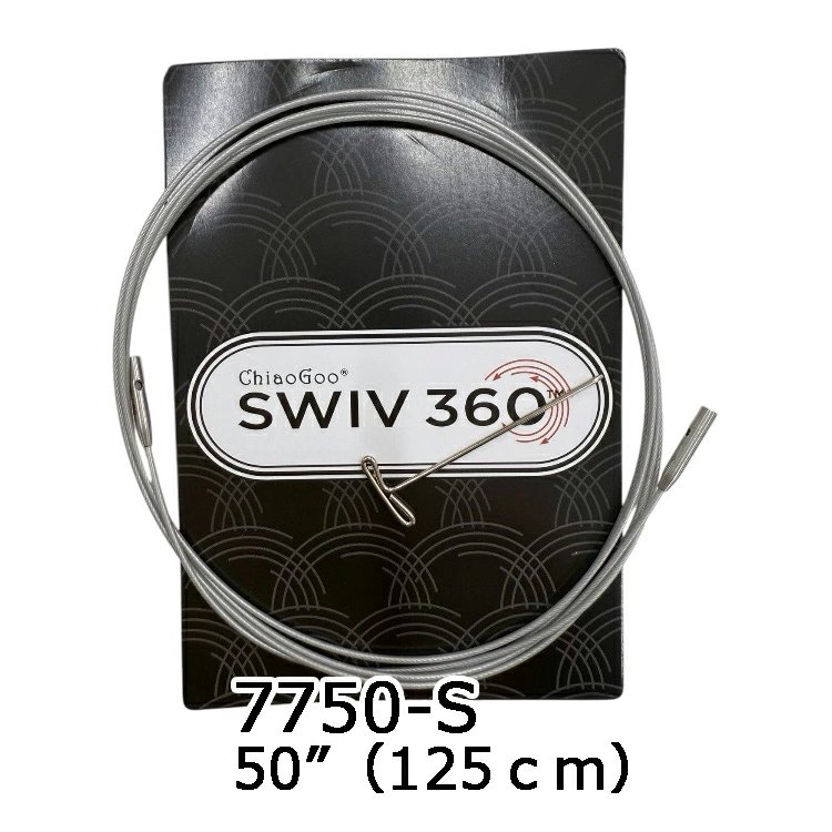Кабель SWIV360 Silver Small 125см арт. 7750-S ChiaoGoo - 1