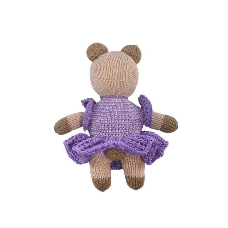 2 AMIGURUMI KIT - KNITTED TEDDY BEAR Ballerina. Набір для в'язання іграшки - 3