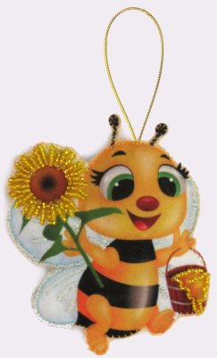 F031 Пчелка. Набор из фетра Butterfly - 1