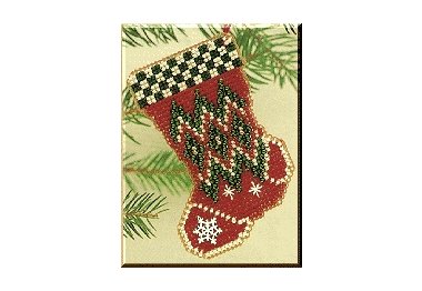 вышивка гладью MHCS3 Чулок. Набор для вышивки в смешанной технике Mill Hill