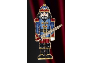 вишивка гладдю MH188304 Лускунчик. Набір для вишивки в змішаній техниці Mill Hill