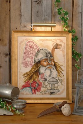 70-6100 Вікінг. Набір для вишивання хрестом PERMIN - 1 70-6100 Вікінг. Набір для вишивання хрестом PERMIN - 1