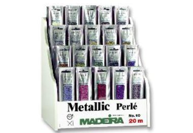 нитки для вышивания Madeira Metallic Perle № 10