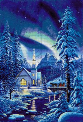 46-3825-НВ Вечерняя прогулка. Набор Для вышивки бисером ТМ Токарева А. - 1