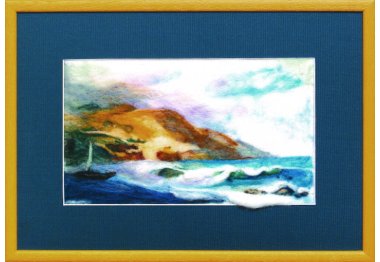  В-65 Морской пейзаж Набор для валяния картины Чарівна Мить