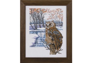  70-9317 Сова. Набір для вишивання хрестом PERMIN