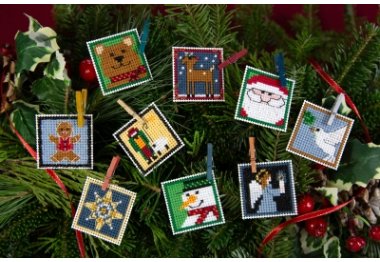 вишивка гладдю MH191911 Набір 1. Набір для вишивки в змішаній техниці Mill Hill