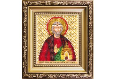  Б-1235 Икона святого Владислава, князя Сербского Набор для вышивки бисером