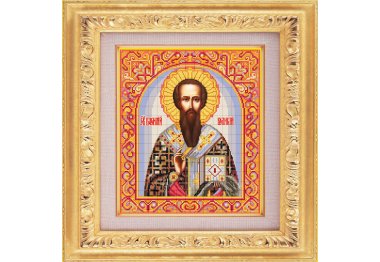  НВ-313/2 икона Св. Василия. Схема для вышивки бисером