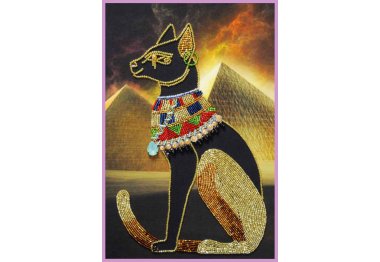  Набор для вышивки бисером Египетская богиня Баст Р-430 ТМ Картины бисером