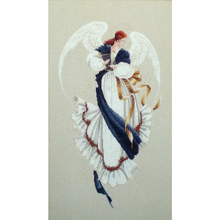 LL13 Angel of Hope // Ангел Надії. Схема для вишивки хрестиком на папері Lavender &amp; Lace - 1