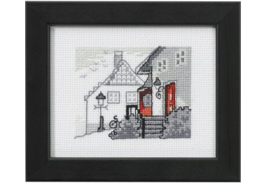  14-0140 Красный дом. Набор для вышивания крестом PERMIN