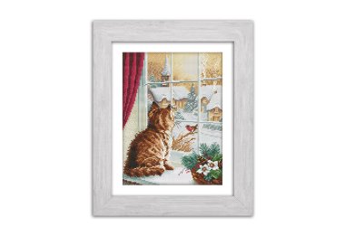  N042 Зустріч друзів. Набір для вишивки хрестом Кольорова